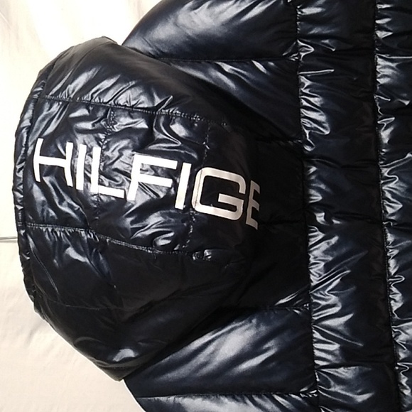 SALE! NWOT Tommy Hilfiger Sherpa Lined Hood Mens Puffer Coat Sz.L - Picture 10 of 15